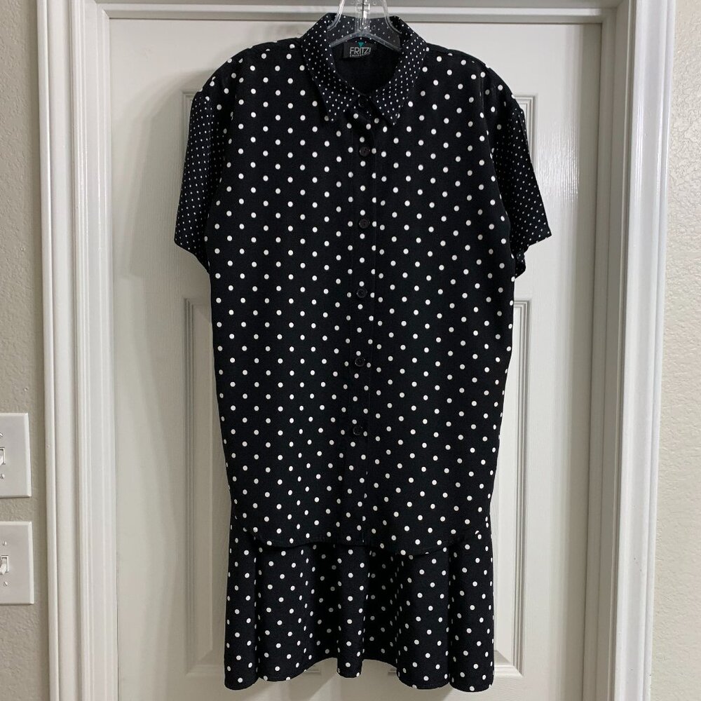 Fritzi California Women's Blouse and Skirt Set, Size Medium